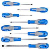 Śrubokręty - Śrubokręty Wkrętaki z Magnesem Zestaw 8szt PH PZ (śrubokręt, wkrętak) MAR-POL - miniaturka - grafika 1