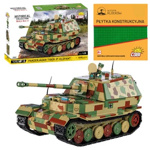 COBI 2582 CZOŁG Panzerjäger Tiger (P) Elefant HC WW2 1252 El. - Klocki - miniaturka - grafika 1