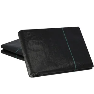 Agrowłóknina Antychwastowa Agrotkanina 90G Czarna Mata 3,2X10 M Gruba - Agrowłókniny - miniaturka - grafika 1