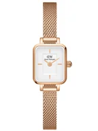 Zegarki damskie - ZEGAREK DAMSKI DANIEL WELLINGTON Quadro Mini Melrose 15mm DW00100727 + BOX (zw524c) - miniaturka - grafika 1