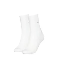 Skarpetki damskie - Calvin Klein Skarpety damskie, 2 sztuki, białe, jeden rozmiar (2 sztuki), biały, rozmiar uniwersalny - miniaturka - grafika 1