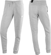 Spodnie sportowe damskie - Adidas Spodnie damskie adidas Essentials 3-Stripes Fleece szare IL3282 M - miniaturka - grafika 1
