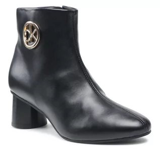 Botki damskie - Botki CALVIN KLEIN - Cylinder Ankle Boot 50 HW0HW00585 Ck Black BAX - grafika 1