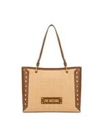 Torebki damskie - Love Moschino POLJC4274PP0MKW110AU, damska torba na ramię, wielbłąd, Wielbłąd - miniaturka - grafika 1