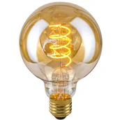 Żarówki LED - Italux Bursztynowa żarówka edison E27 4W ciepła LED LDS-G95-SA LDS-G95-SA - miniaturka - grafika 1