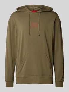 Bluza z kapturem i nadrukiem z logo model ‘Laze’ - Koszulki męskie - miniaturka - grafika 1