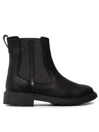 Buty dla dziewczynek - Clarks Kozaki Astrol Orin K 261537496 Czarny - miniaturka - grafika 1