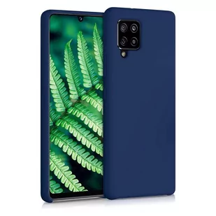 Samsung Hurtel Silicone Case elastyczne silikonowe etui pokrowiec Galaxy A42 5G niebieski - Etui i futerały do telefonów - miniaturka - grafika 1