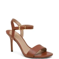 Sandały damskie - LAUREN RALPH LAUREN Skórzane sandały na szpilce - miniaturka - grafika 1