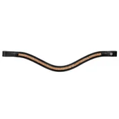 Ogłowia - Naczółek dla konia i kuca Equestrian Queen Lethe skórzany, z diamencikami - miniaturka - grafika 1