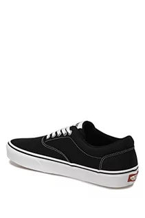 Sneakersy damskie - Vans Męskie sneakersy Doheny, Czarny Canvas Black White 187, 42.5 EU - grafika 1