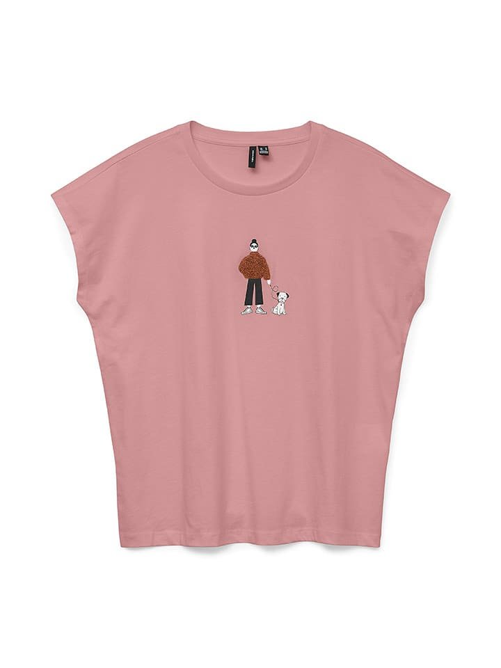 Vero Moda Koszulka w kolorze jasnoróżowym