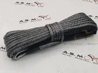 Akcesoria motoryzacyjne - Lina Syntetyczna 6 Mm-15 M Grafitowa Do Wyciągarki Quad,Atv - miniaturka - grafika 1