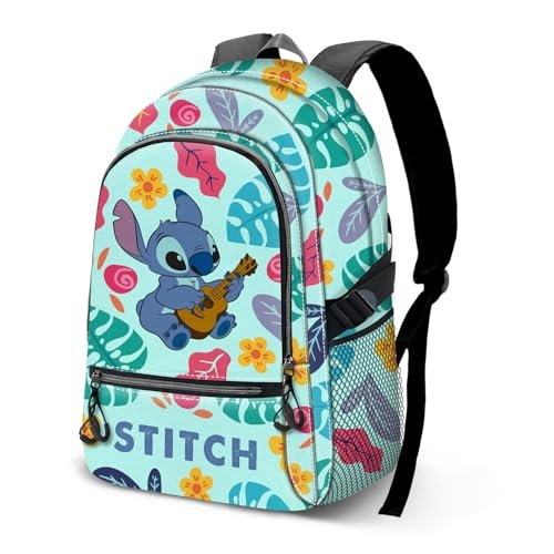 Disney Lilo and Stitch Guitar-FAN Fight plecak 2.2, zielony, 31 x 44 cm, pojemność 24 l, Zielony Lilo i Stitch, Jeden rozmiar, Plecak FAN Fight 2.2
