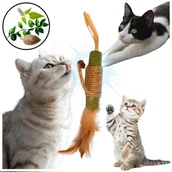 Zabawki dla kotów - Naturalna Zabawka dla Kota Gryzak Matatabi Tomi Stick-Czyszczenie Zębów - miniaturka - grafika 1