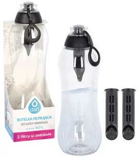 Butelka Filtrująca Dafi Soft 0,7L + 3 Filtry Czarna - Butelki filtrujące - miniaturka - grafika 1