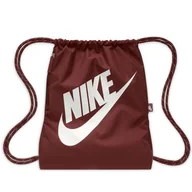 Torby sportowe - Worek, plecak Nike Heritage Drawstring Bag DC4245 (kolor brązowy) - miniaturka - grafika 1