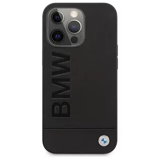 Etui na telefon BMW BMHMP14XSLLBK do Apple iPhone 14 Pro Max 6,7" czarny/black hardcase Signature Logo Imprint Magsafe - Etui i futerały do telefonów - miniaturka - grafika 3