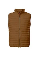 Garnitury - G.I.G.A. DX Męska kamizelka pikowana / kamizelka funkcyjna o wyglądzie puchu GS 170 MN QLTD VST, jasnobrązowa, XXL, 39345-000, jasnobrązowy, XXL - miniaturka - grafika 1