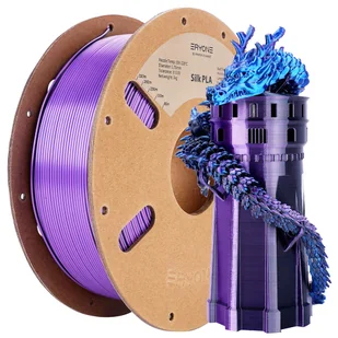 ERYONE Triple-Color Silk PLA Filament 1kg - Black - Filamenty i akcesoria do drukarek 3D - miniaturka - grafika 1