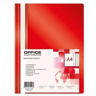 Teczki i skoroszyty - Skoroszyt A4, PP, Office Products, czerwony, 25szt. - miniaturka - grafika 1