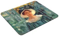 Podkładki pod mysz - Podkładka Młoda kobieta w ogrodzie Mary Cassatt 60x40cm - miniaturka - grafika 1