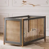 Łóżeczka i kojce - Łóżeczko Rosnące Z Dzieckiem 60 X 120 Rattan - Silex Oceania - miniaturka - grafika 1