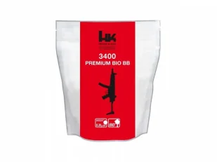 Kulki BB do ASG H&K Bio 0,30gr 6 mm 3400 szt. białe 054-016 - Amunicja i osprzęt ASG - miniaturka - grafika 1