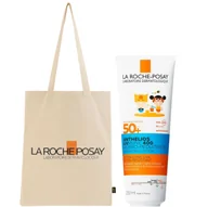 Balsamy i kremy do opalania - La Roche-Posay Zestaw: Anthelios D-Ped UV Mune Mleczko ochronne SPF50+ 250ml + Torba - miniaturka - grafika 1