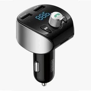 Joyroom transmiter FM Bluetooth 5.0 MP3 micro SD ładowarka samochodowa 2x USB 18 W 3 A Quick Charge 3.0 czarny (JR-CL02) - Transmitery FM - miniaturka - grafika 2