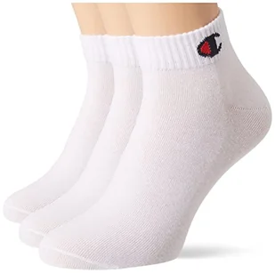 Champion Ochraniacze na buty i skarpety (zestaw 3 sztuk) Mieszane, biały, 35/38 EU - Skarpetki damskie - miniaturka - grafika 1