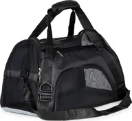 Transportery dla kotów - Unizoo Transporter podróżny torba dla zwierząt kota psa czarny - miniaturka - grafika 1