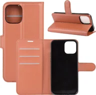 Etui i futerały do telefonów - Etui na telefon komórkowy Cover Wallet Bookstyle Case Bumper, Kolor: Brązowy, Wybierz model: Oppo A72 / A73 - miniaturka - grafika 1