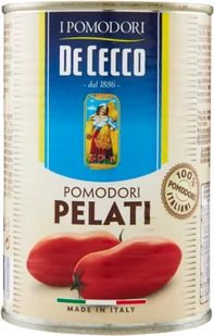 ﻿De Cecco Pomidory bez skórek 400 g - Sosy w słoikach - miniaturka - grafika 1