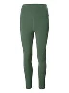 Spodnie sportowe damskie - Helly Hansen Legginsy funkcyjne "Rapide" w kolorze zielonym - miniaturka - grafika 1