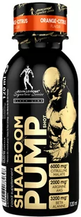 Kompleks przedtreningowy Kevin Levrone Shaaboom Pump Juice Shot 120 ml Orange-Citrus (5903719231855) - Przedtreningówki - miniaturka - grafika 1