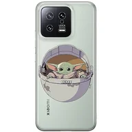 Etui i futerały do telefonów - ERT GROUP etui na telefon Xiaomi 13, case oryginalny i oficjalnie licencjonowany przez Star Wars, wzór Baby Yoda 026, optymalnie dopasowane, plecki z TPU częściowo przeźroczyste - miniaturka - grafika 1