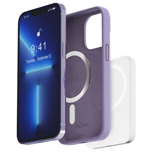 PURO ICON MAG - Etui iPhone 14 Pro MagSafe (Tech Lavender) - Etui i futerały do telefonów - miniaturka - grafika 1