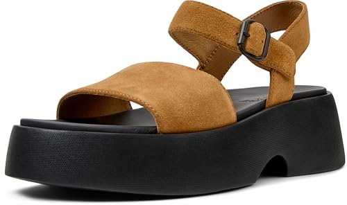 Camper Tasha K201659 pasek damski, średni brąz 010, 36 EU, Medium Brown 010, 36 EU