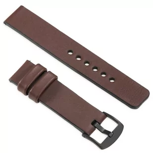 moVear uStrap S1 Skórzany pasek do Garmin Fenix 6X / 5X / 3 - Pro, Plus, Solar (koperta 51mm) z adapterem QuickFit 26mm | Brązowy - Akcesoria do pulsometrów i zegarków sportowych - miniaturka - grafika 1