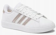 Sneakersy damskie - Adidas Buty Damskie Sneakersy Grand Court 2.0 Białe 36 2/3 Eu - miniaturka - grafika 1