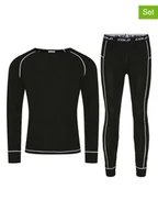 Kalesony - COLD 2-częściowy zestaw bielizny funkcyjnej w kolorze czarnym - miniaturka - grafika 1