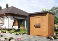 Altany ogrodowe - Domek ogrodowy BRATEK 204x202cm Jasny dąb - Megiw - miniaturka - grafika 1