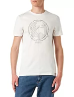 Koszulki męskie - 4F T-shirt męski, Tsm026 Tshirt, złamany biały, L, złamana biel, L - miniaturka - grafika 1