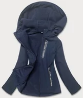Kurtki damskie - DAMSKA KURTKA SPORTOWA TYPU SOFTSHELL GRANATOWA (HD185-4) - J.STYLE - miniaturka - grafika 1