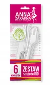 Naczynia i sztućce jednorazowe - Anna Zaradna Zestaw sztućców "bio&quot 6 kompletów biały ST-AZ-035700 - miniaturka - grafika 1