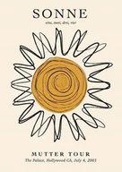 Podkładki pod mysz - PODKŁADKA POD MYSZ Z Nadrukiem 22x18 cm Sonne Słońce ART Tekst Prezent - miniaturka - grafika 1