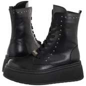 Botki damskie - Botki Czarne 5800/076-F (KN30-a) Karino - miniaturka - grafika 1