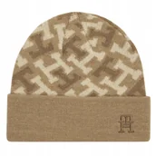 Czapki damskie - Czapka Tommy Hilfiger Monogram W AW0AW14271 Nowy - miniaturka - grafika 1