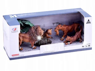 SERIA ZWIERZĘTA SAFARI Zestaw figurek Rodzina lwów KOLEKCJA ZA2990 - Figurki dla dzieci - miniaturka - grafika 1